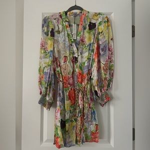 NWT Alice and Olivia floral print dress